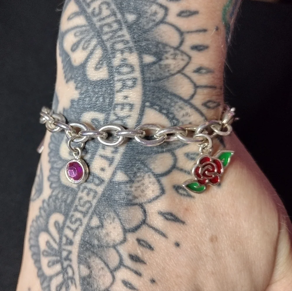 Silver Charm Bracelet